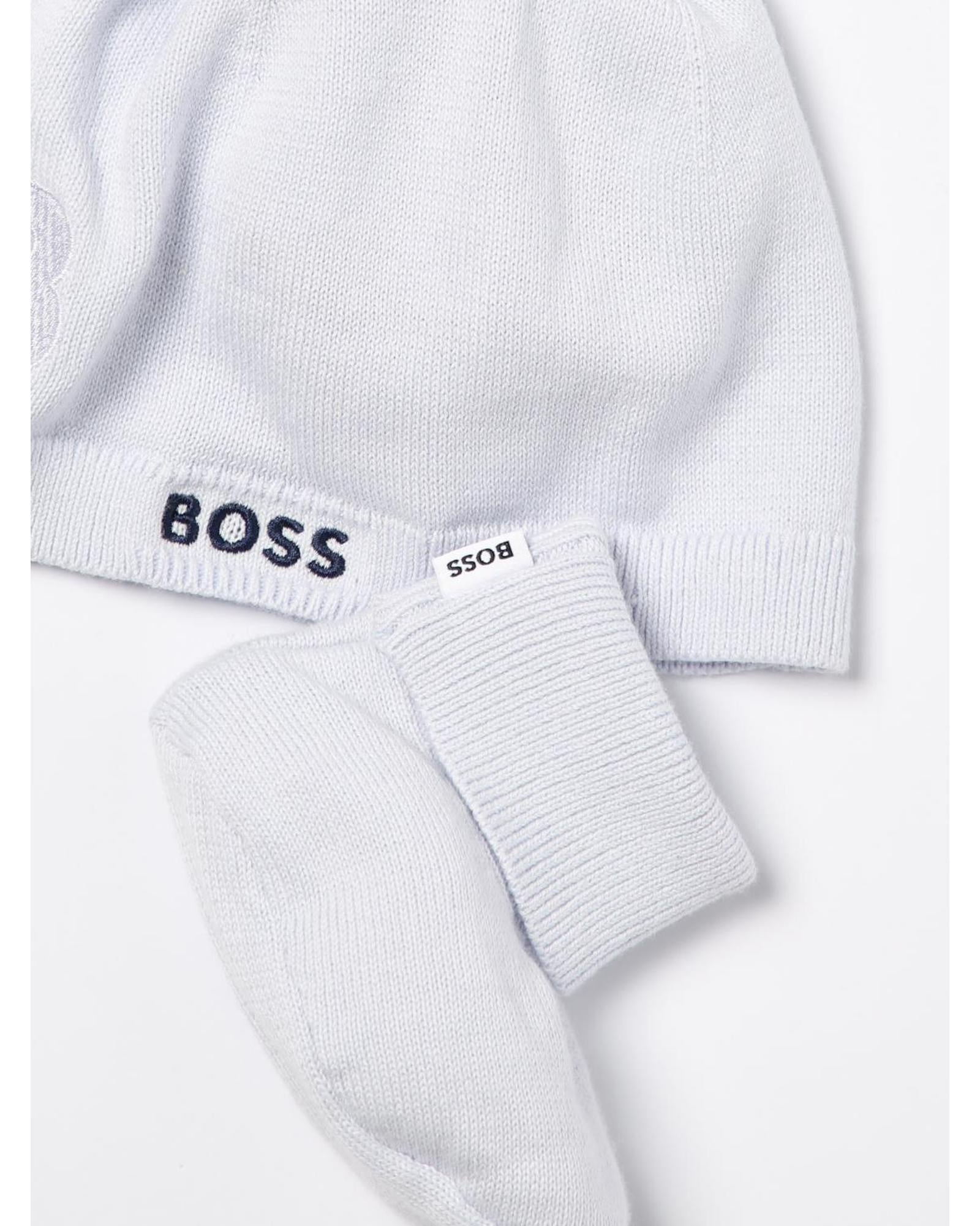 Boss Baby Gift Set Hat Booties Kids Gnawed Blue Blanket Sets