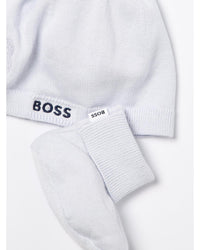 Boss Baby Gift Set Hat Booties Kids Gnawed Blue Blanket Sets