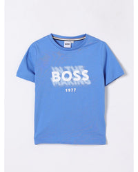 Boss 1977 Graphic Tee Kids Gnawed Blue T-Shirts