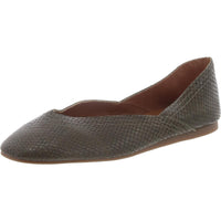 Lucky Brand Womens Alba Slip On Ballet Flats 8 Medium Green