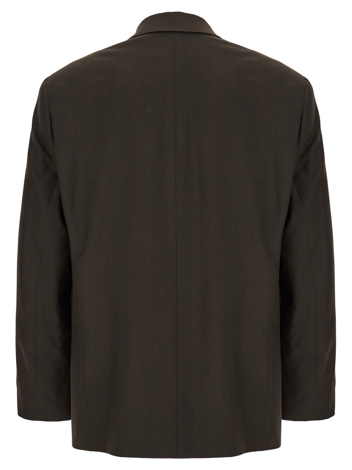 Lemaire Men Tropical Wool Double-Breasted Blazer