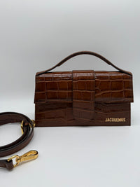 JACQUEMUS JACQUEMUS GRANDE BAMBINO 213BA007 - CROCO BROWN