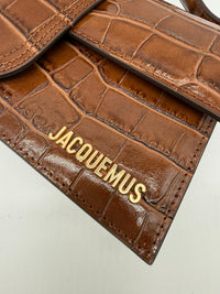JACQUEMUS JACQUEMUS GRANDE BAMBINO 213BA007 - CROCO BROWN