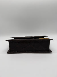 JACQUEMUS JACQUEMUS GRANDE BAMBINO 213BA007 - CROCO BLACK/BROWN