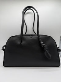 JACQUEMUS JACQUEMUS LE TURISMO LEATHER SHOULDER BAG - BLACK