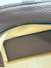JACQUEMUS JACQUEMUS PICCOLO TURISMO LEATHER SHOULDER BAG - DARK BROWN