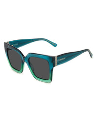 Jimmy Choo Ednas Square Sunglasses Women Blue Blue