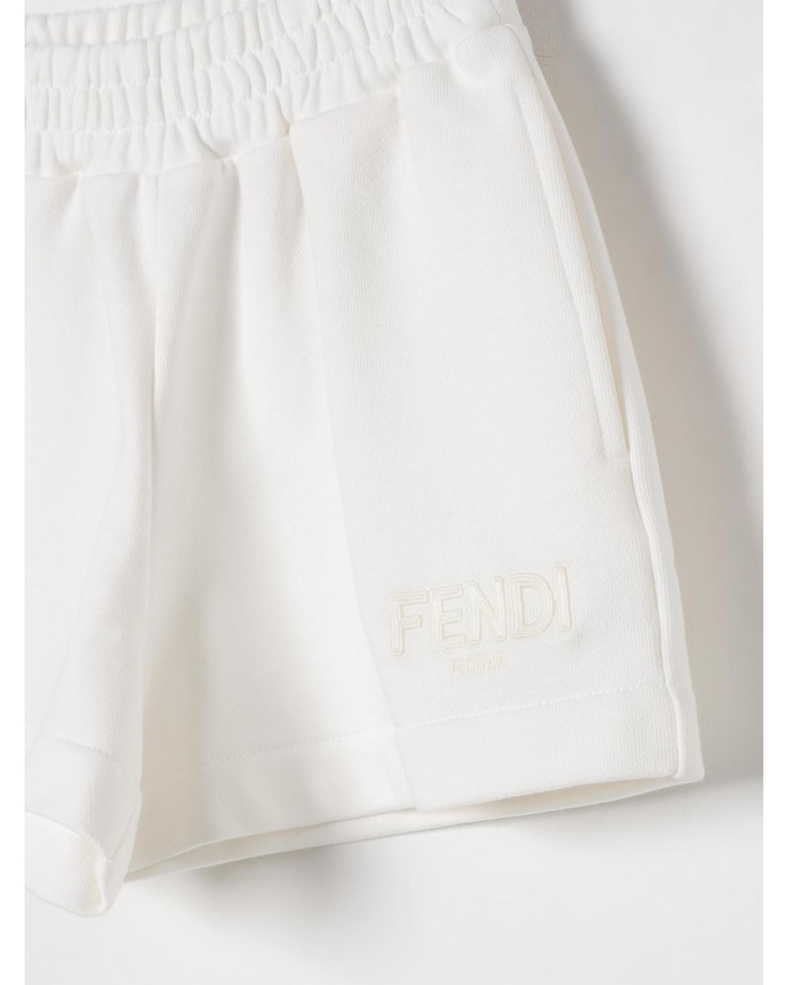 Fendi Shorts Kids White