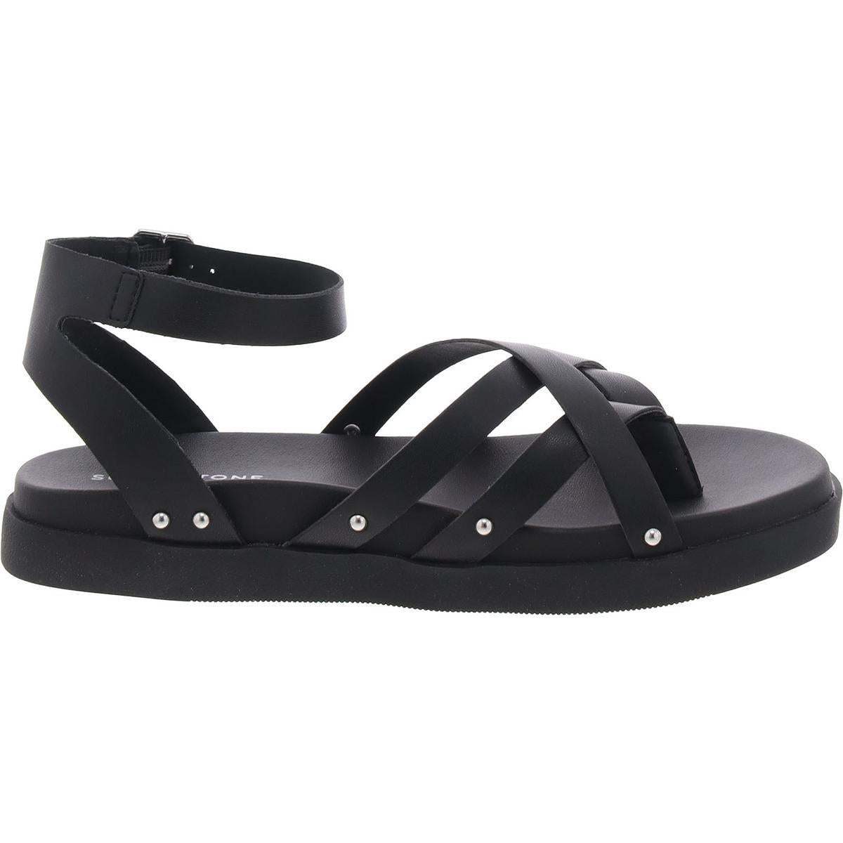 Finch Womens Strappy Manmade Ankle Strap