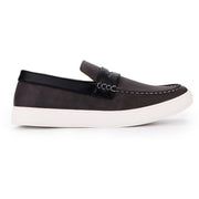 Mens Faux Leather Slip-On Loafers