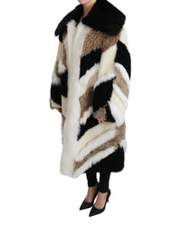 Dolce & Gabbana Gorgeous Shearling Cape Jacket