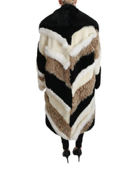 Dolce & Gabbana Gorgeous Shearling Cape Jacket