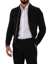 Dolce & Gabbana Stunning  Lambskin Leather Coat Jacket
