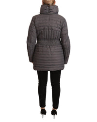 Roccobarocco Quilted Logo Patch Zip Jacket