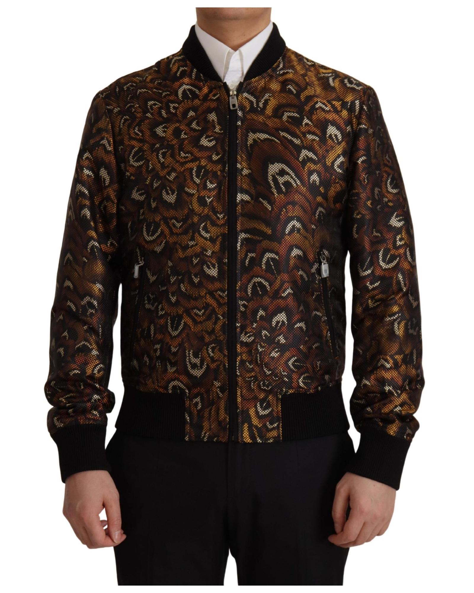 Dolce & Gabbana Stylish  Full Zip Blouson Jacket