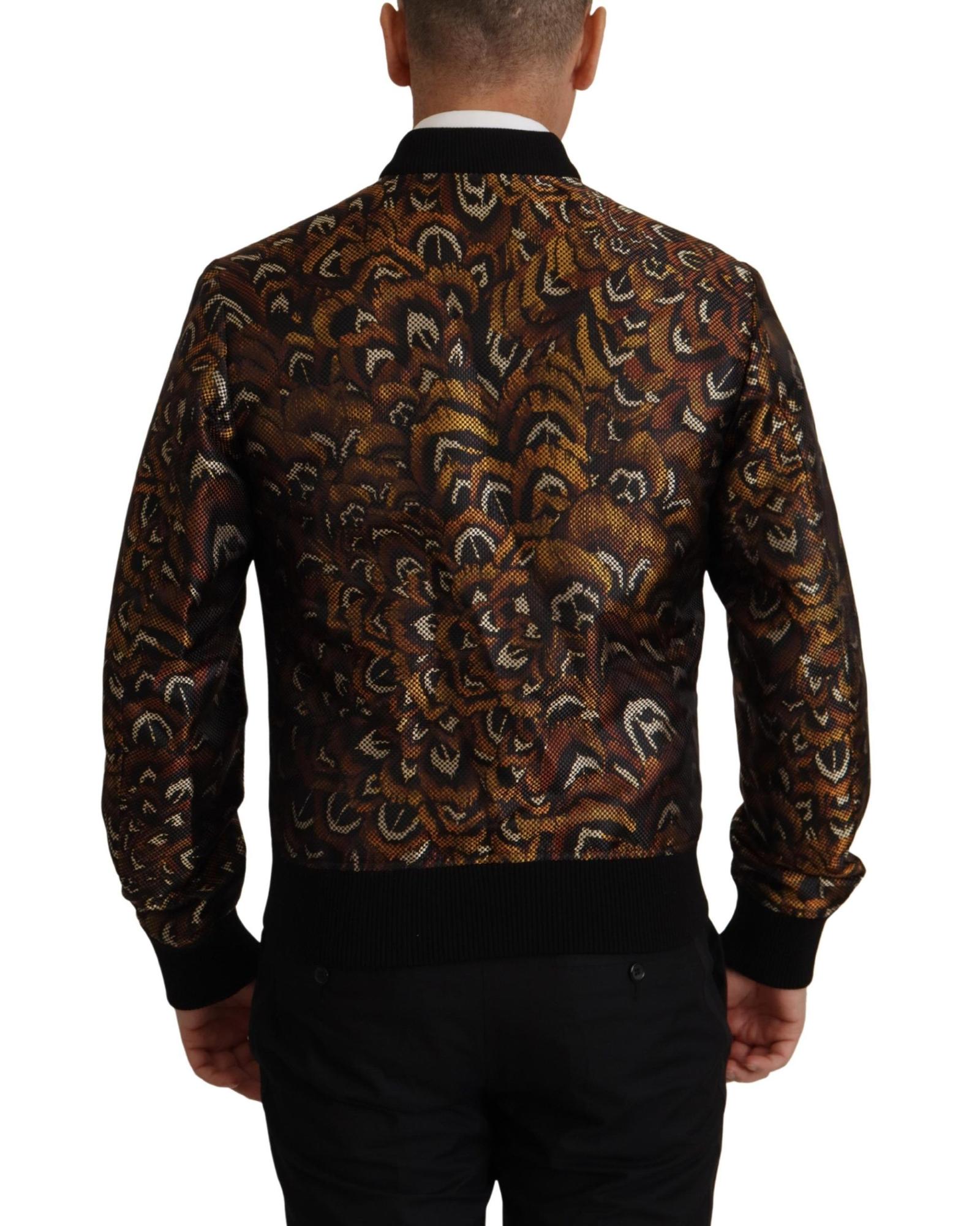 Dolce & Gabbana Stylish  Full Zip Blouson Jacket