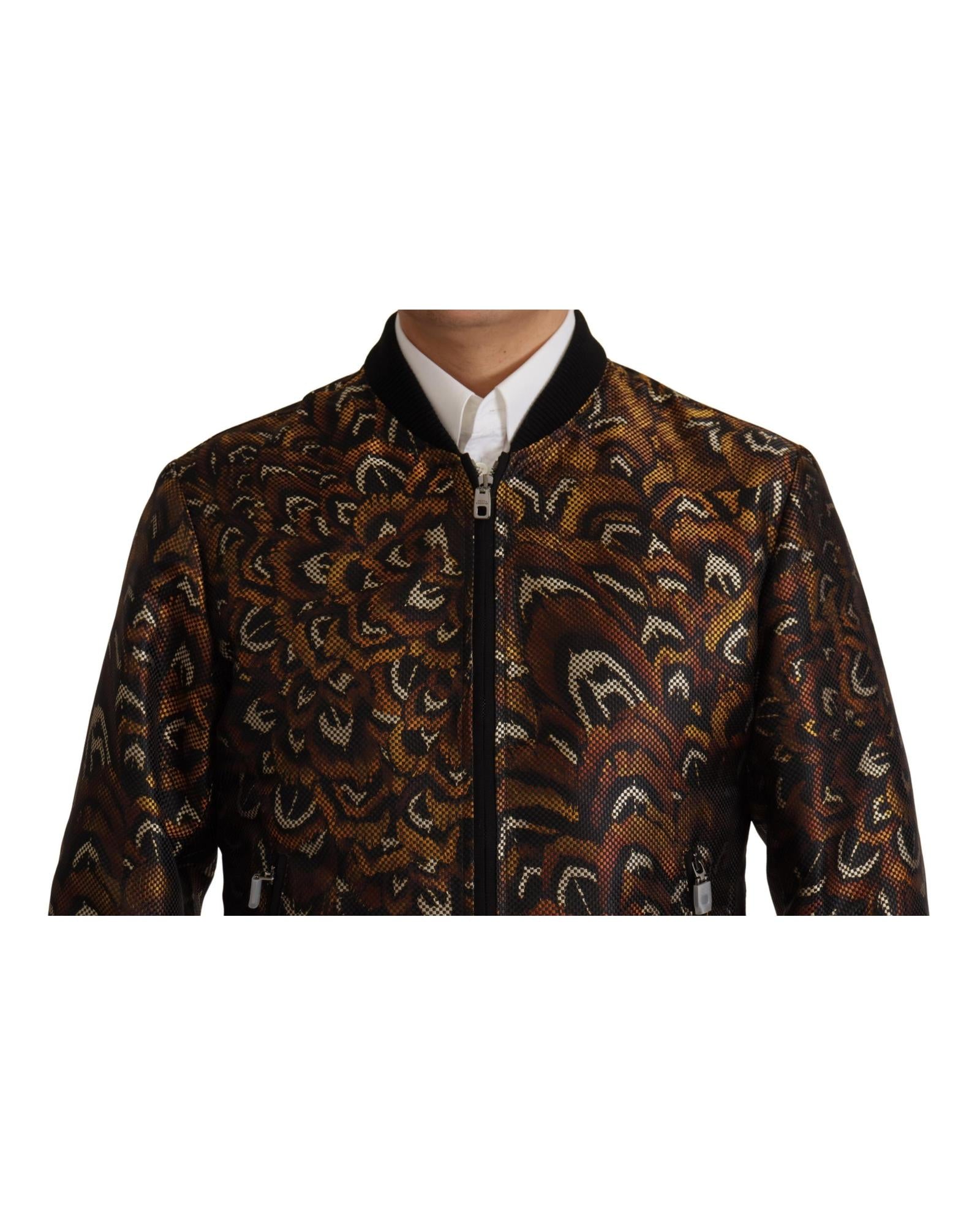 Dolce & Gabbana Stylish  Full Zip Blouson Jacket