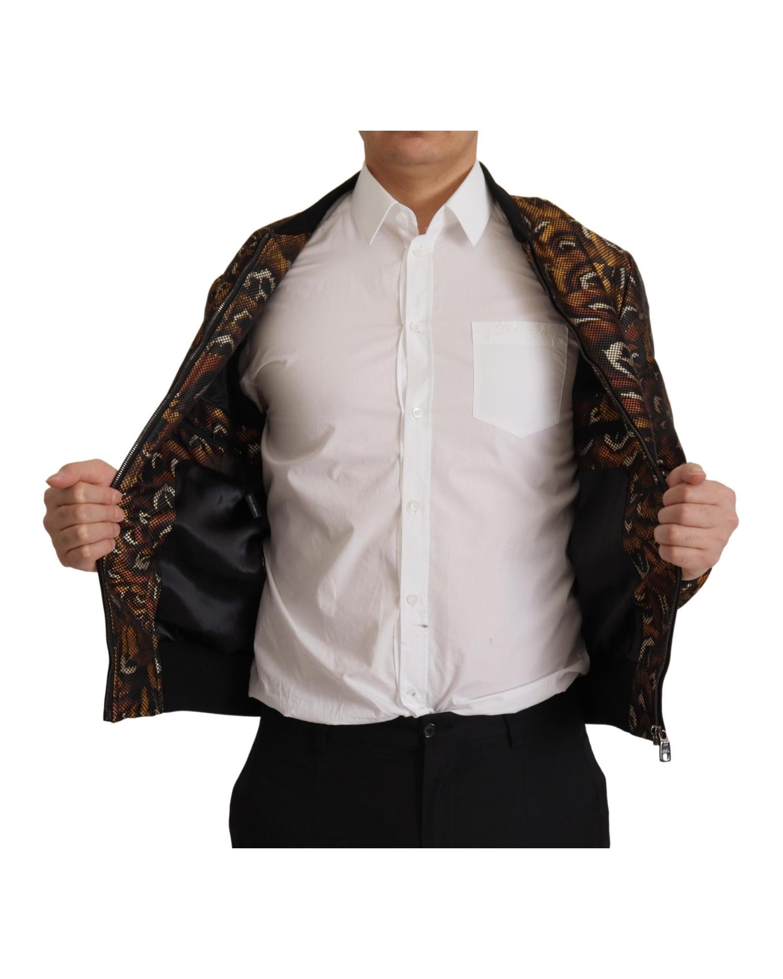 Dolce & Gabbana Stylish  Full Zip Blouson Jacket