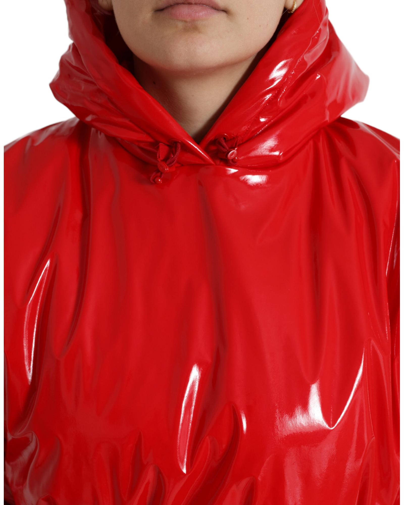 Dolce & Gabbana Hooded Cropped Short Coat Jacket