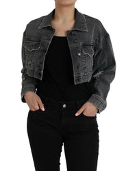 Dolce & Gabbana Women's Cropped Denim Jacket