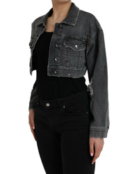 Dolce & Gabbana Women's Cropped Denim Jacket
