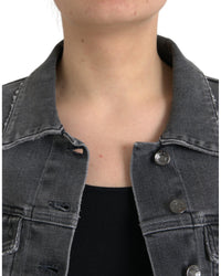 Dolce & Gabbana Women's Cropped Denim Jacket
