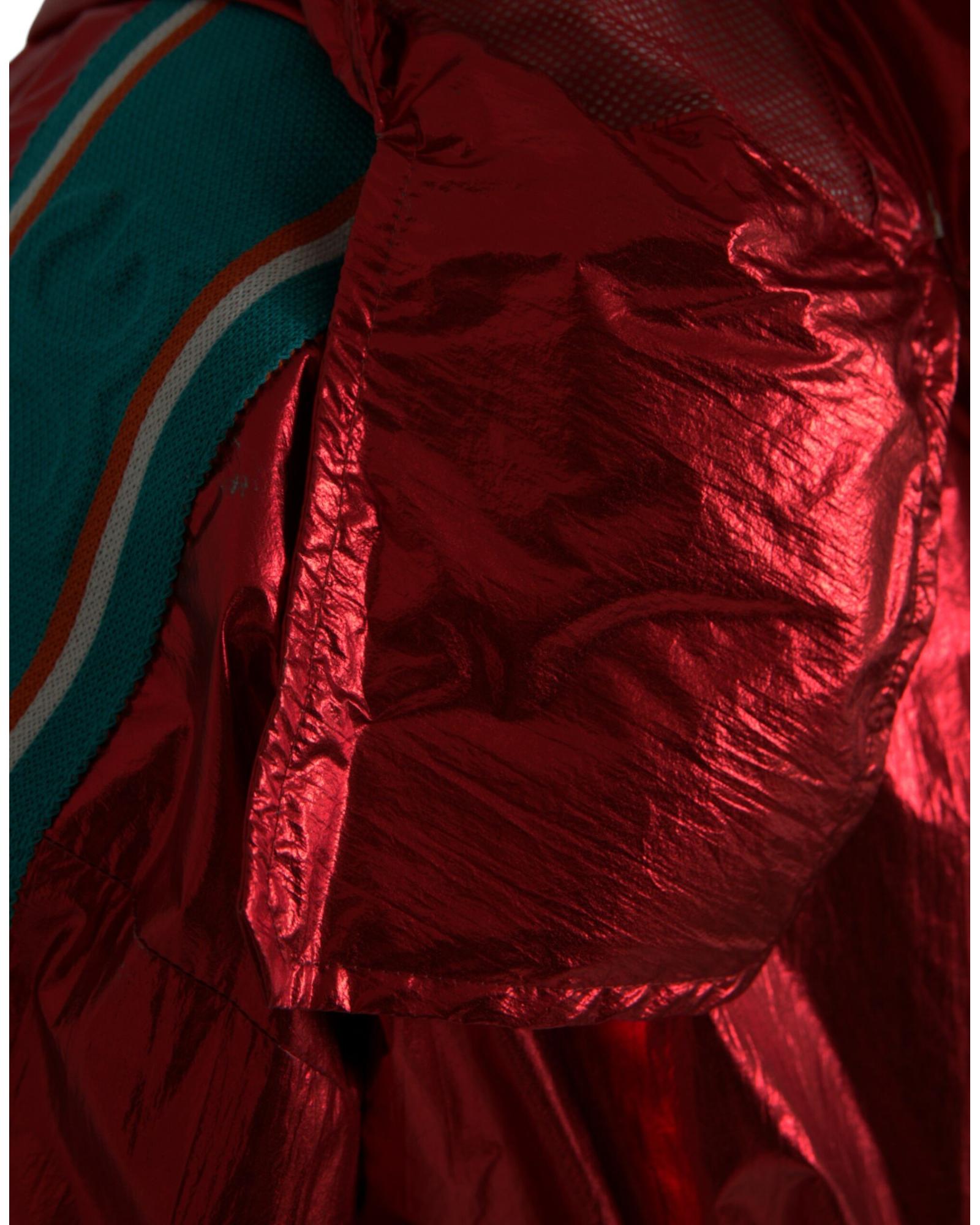 Dolce & Gabbana Men's Metallic Red Track Jacket