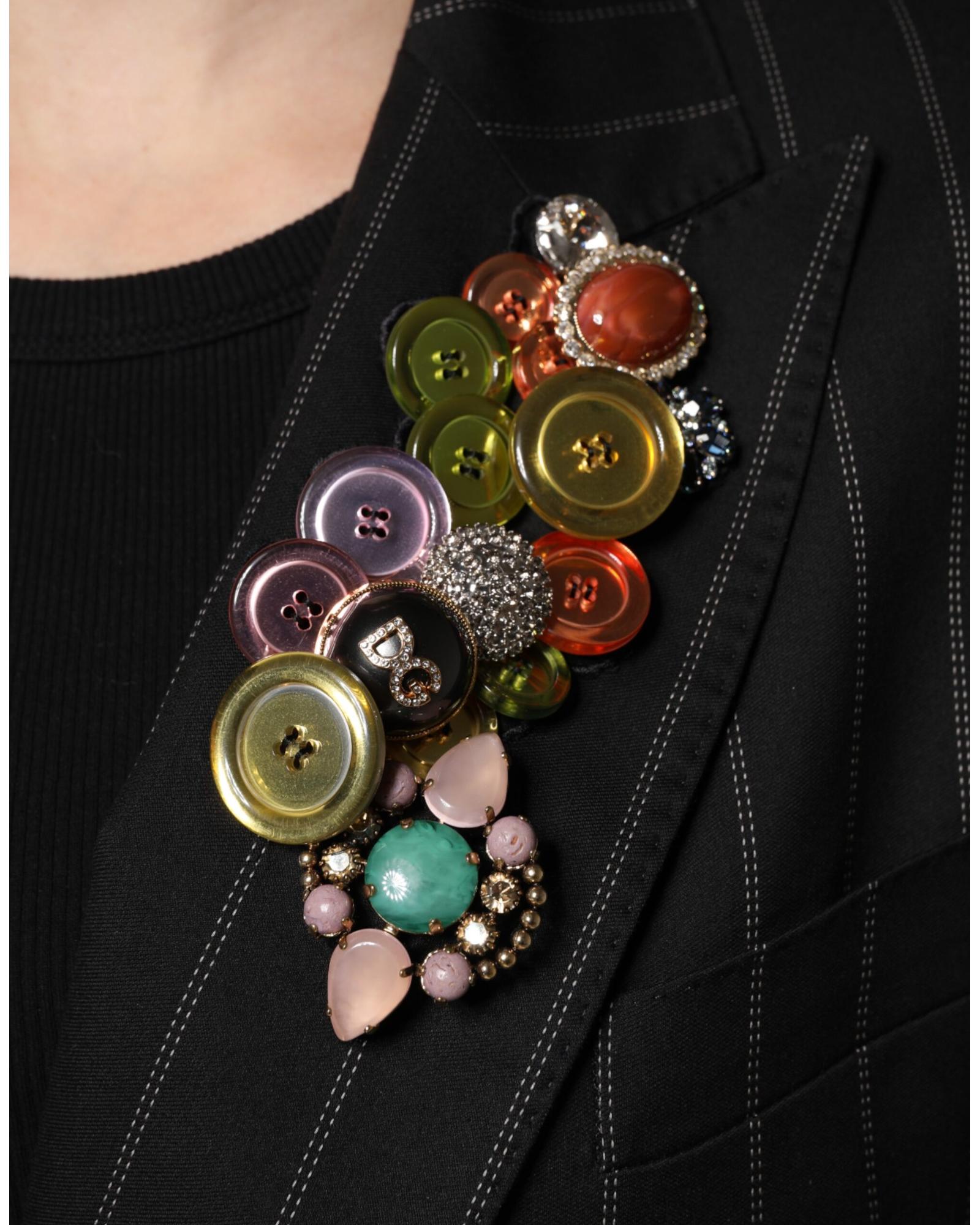 アウターその他 DOLCE & GABBANA Woman Blazer Multicolor F27DITFQOAB S8100 Dolce & Gabbana ColorBlock Blazer Jacket Women Multicolor