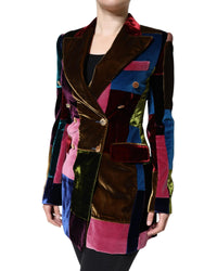 Dolce & Gabbana Women's Velvet Patchwork Blazer