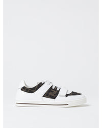 Fendi Match FF Motif Sneakers Kids Tobacco