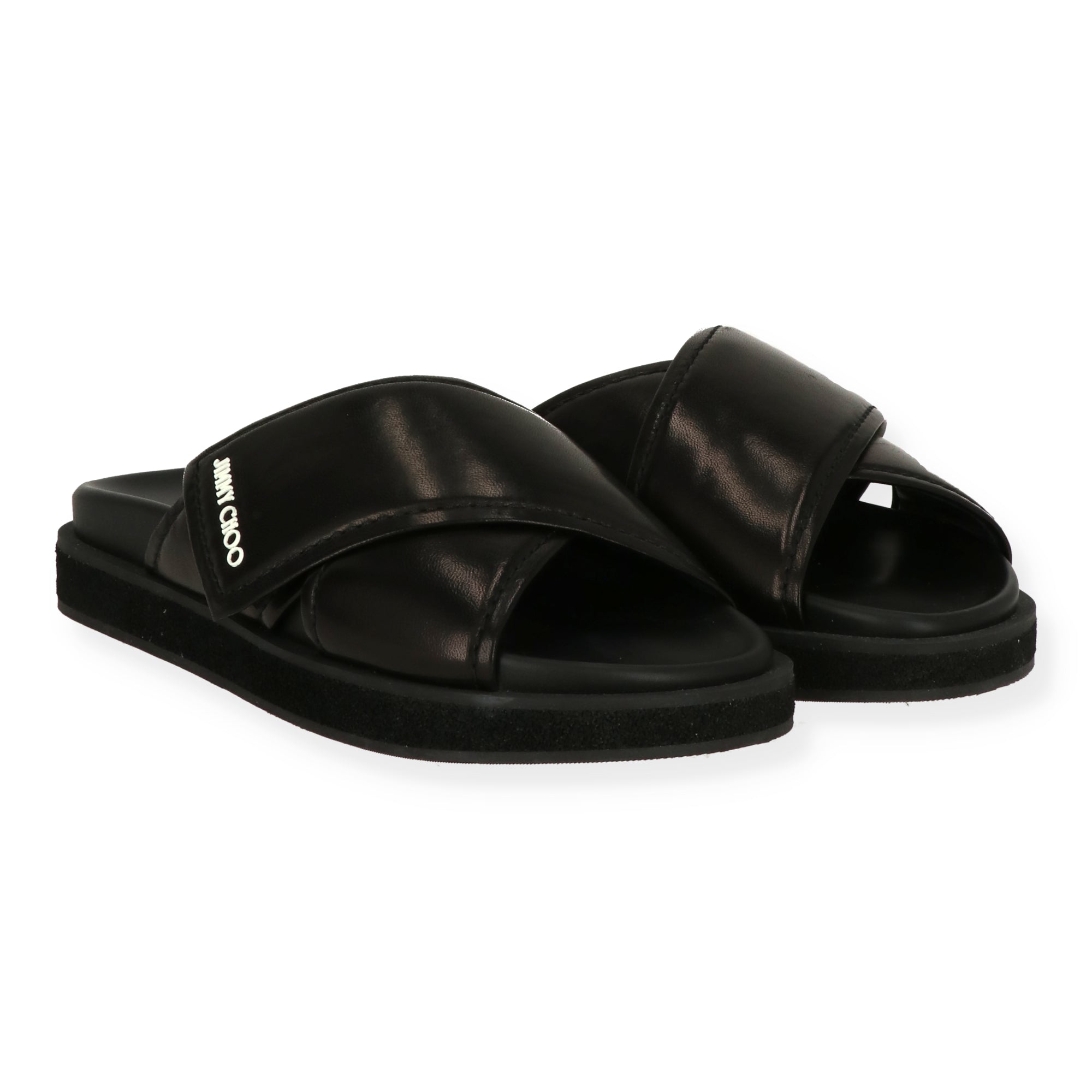JIMMYCHOO Jimmy Choo Mens Black Sandal