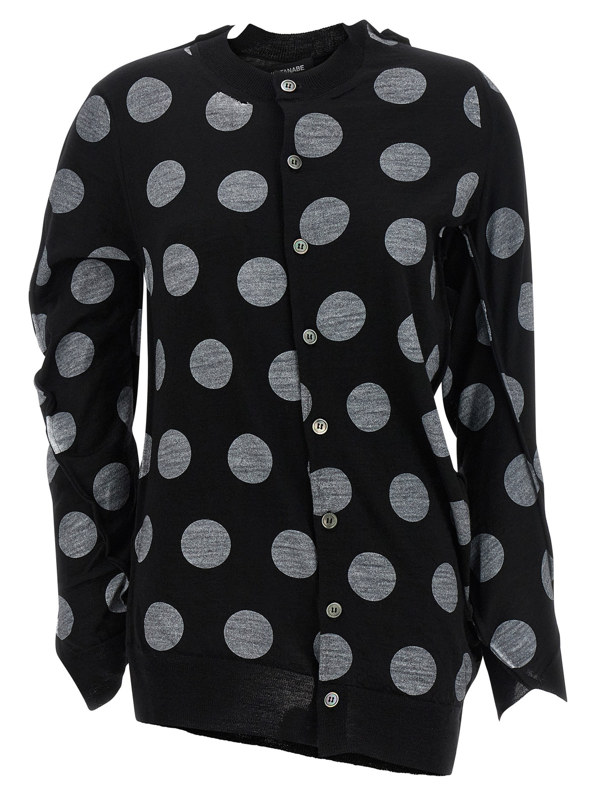 JUNYA WATANABE Junya Watanabe Women Polka Dot Maxi Cardigan