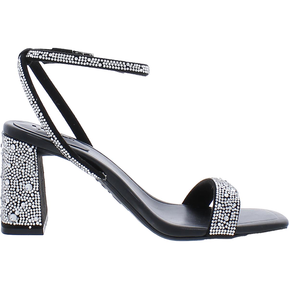 Caymi Womens Faux Leather Ankle Strap Heels