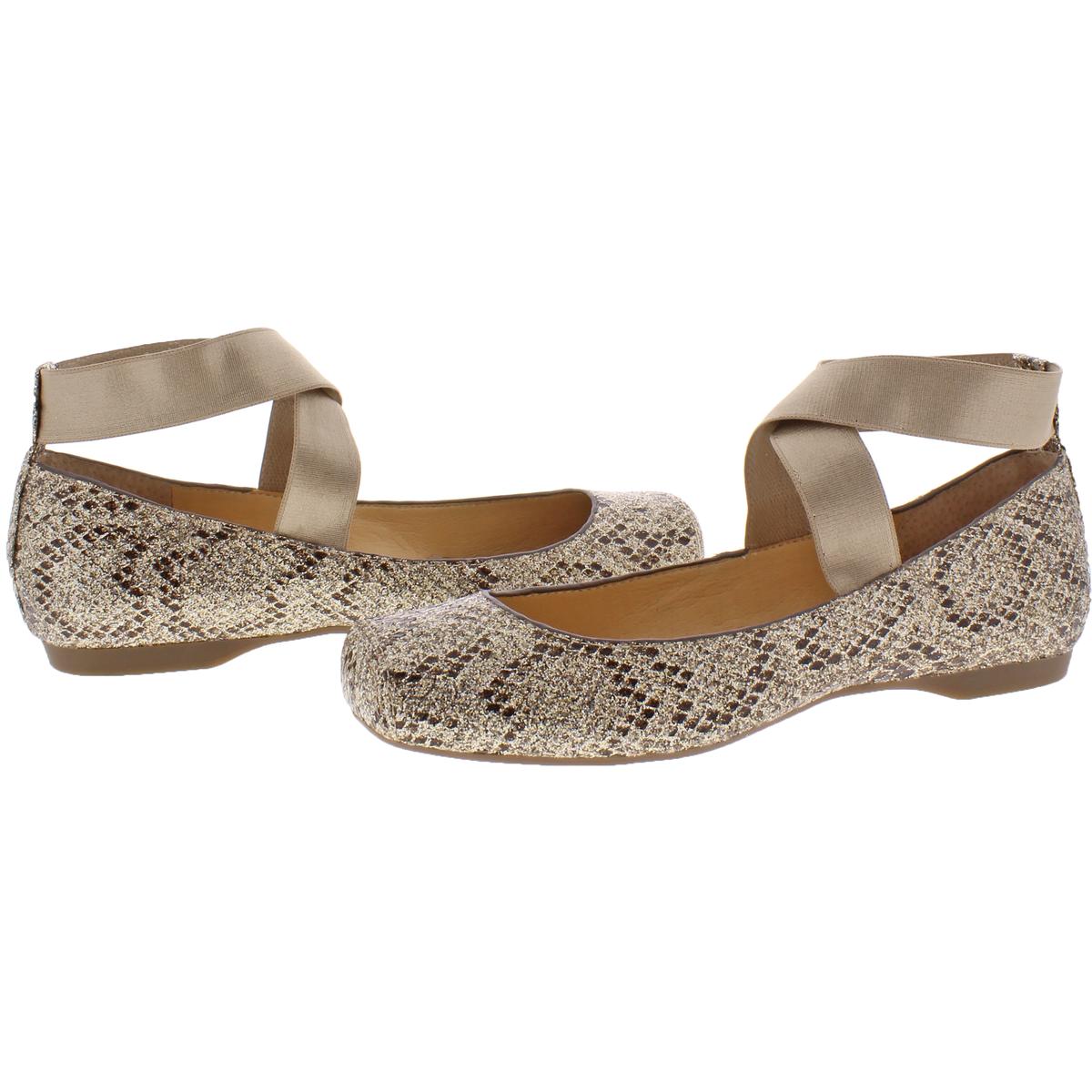 Jessica Simpson Womens Mandalaye Snake Print Ballet Flats