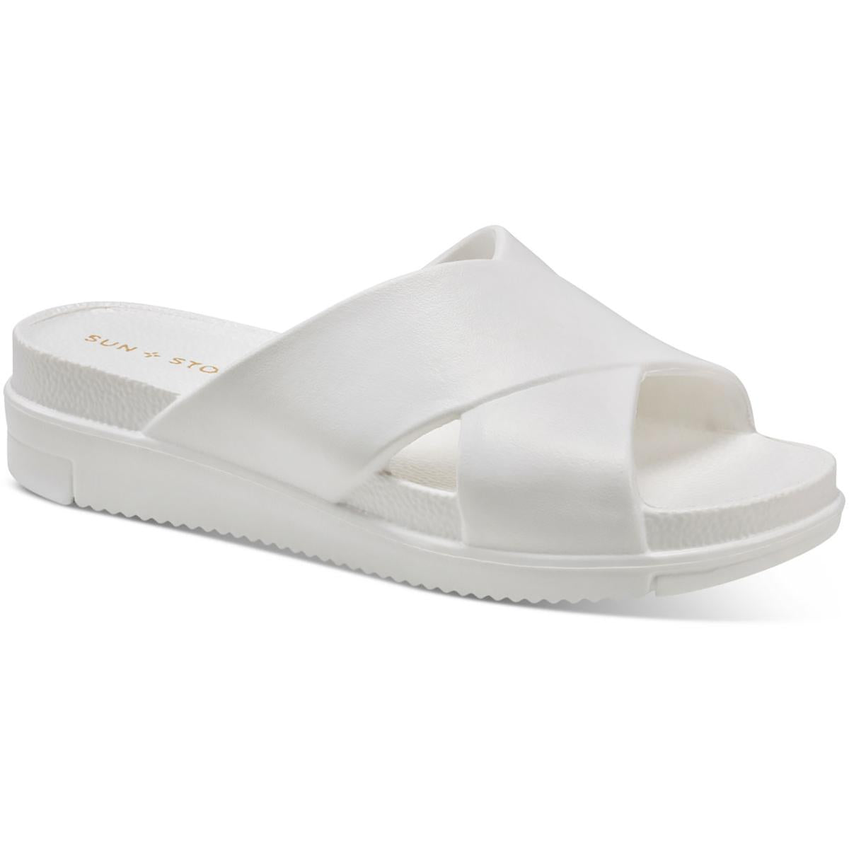 Islla Womens Platforms Slip On Slide Sandals