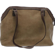 Oakley Womens Faux Leather Whip Stitch Satchel Handbag