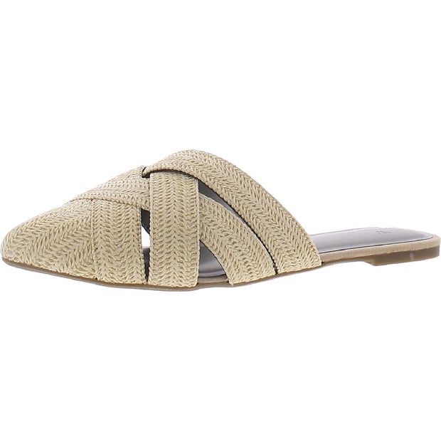 Cadet Womens Woven Pointed Toe Mules