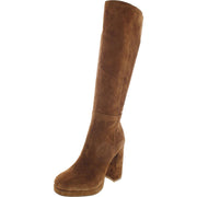 Marcello Womens Suede Mid-Calf Boots