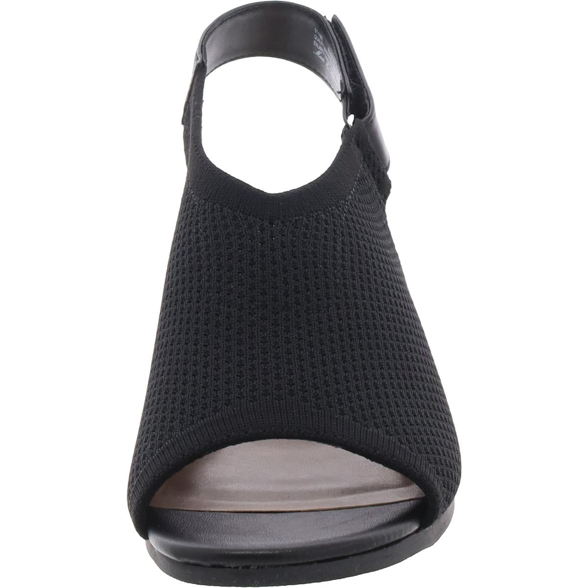 Marin Womens Adjustable Slingback Wedge Sandals