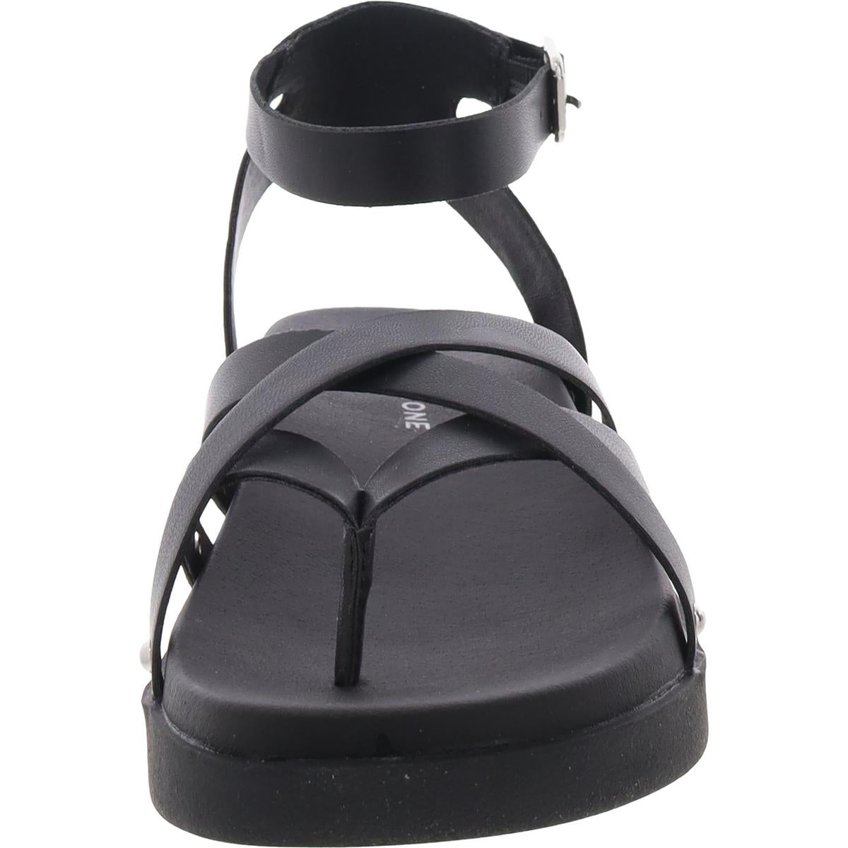 Finch Womens Strappy Manmade Ankle Strap