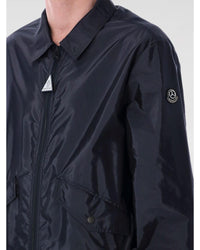 Moncler Lightweight ZipUp Jacket Men Blue