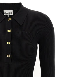 Ganni Women 'Melange Rib Knit Mini' Dress