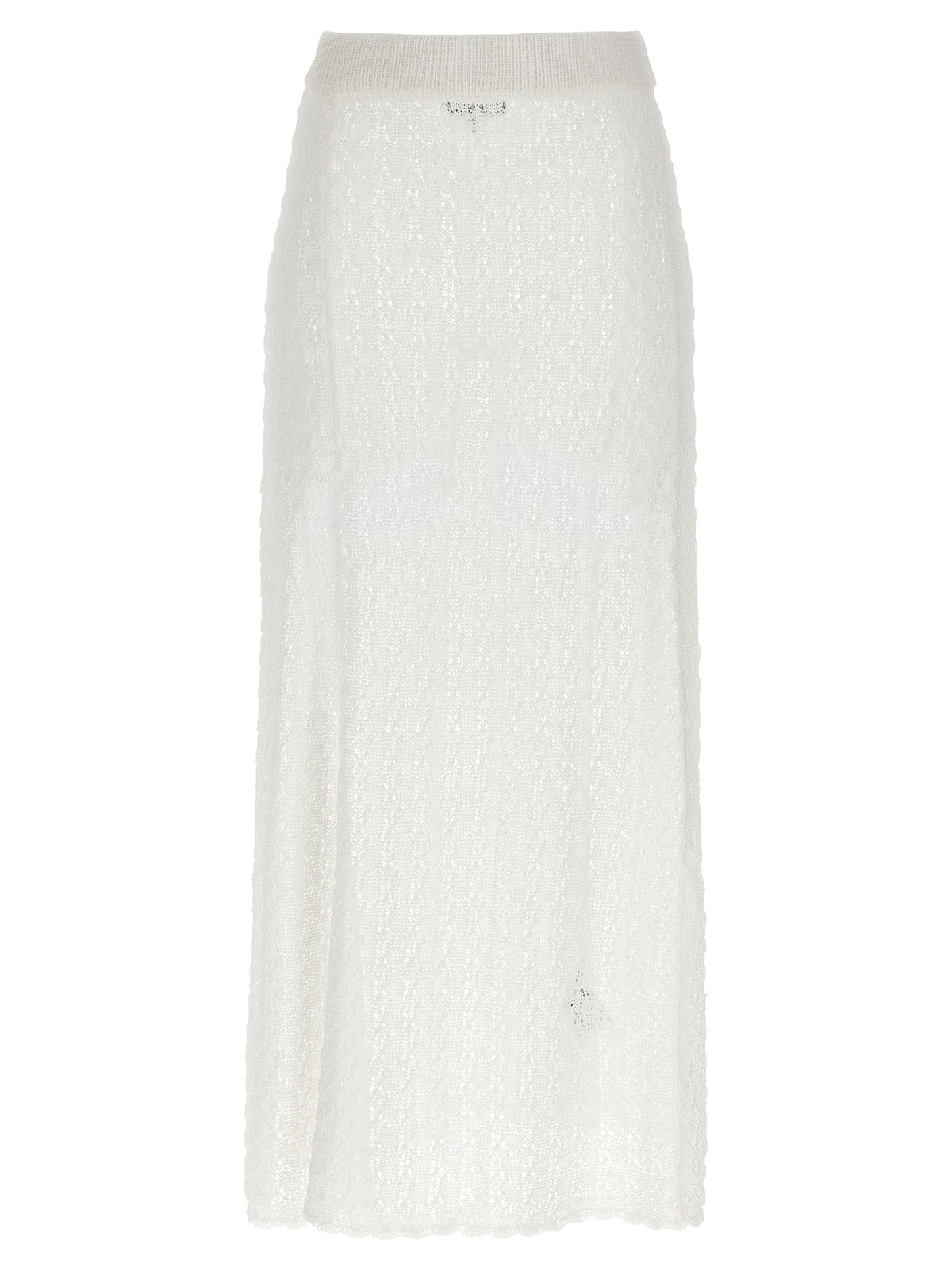 Ganni Women 'Shiny Pointelle Knit' Skirt