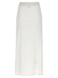 Ganni Women 'Shiny Pointelle Knit' Skirt