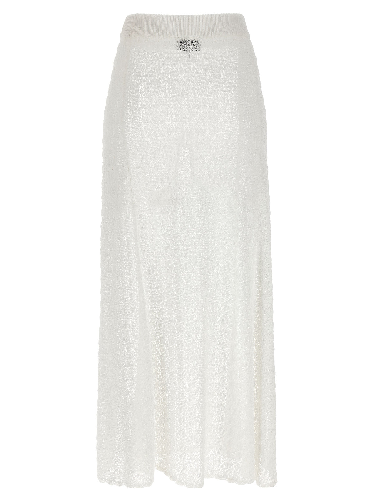 Ganni Women 'Shiny Pointelle Knit' Skirt