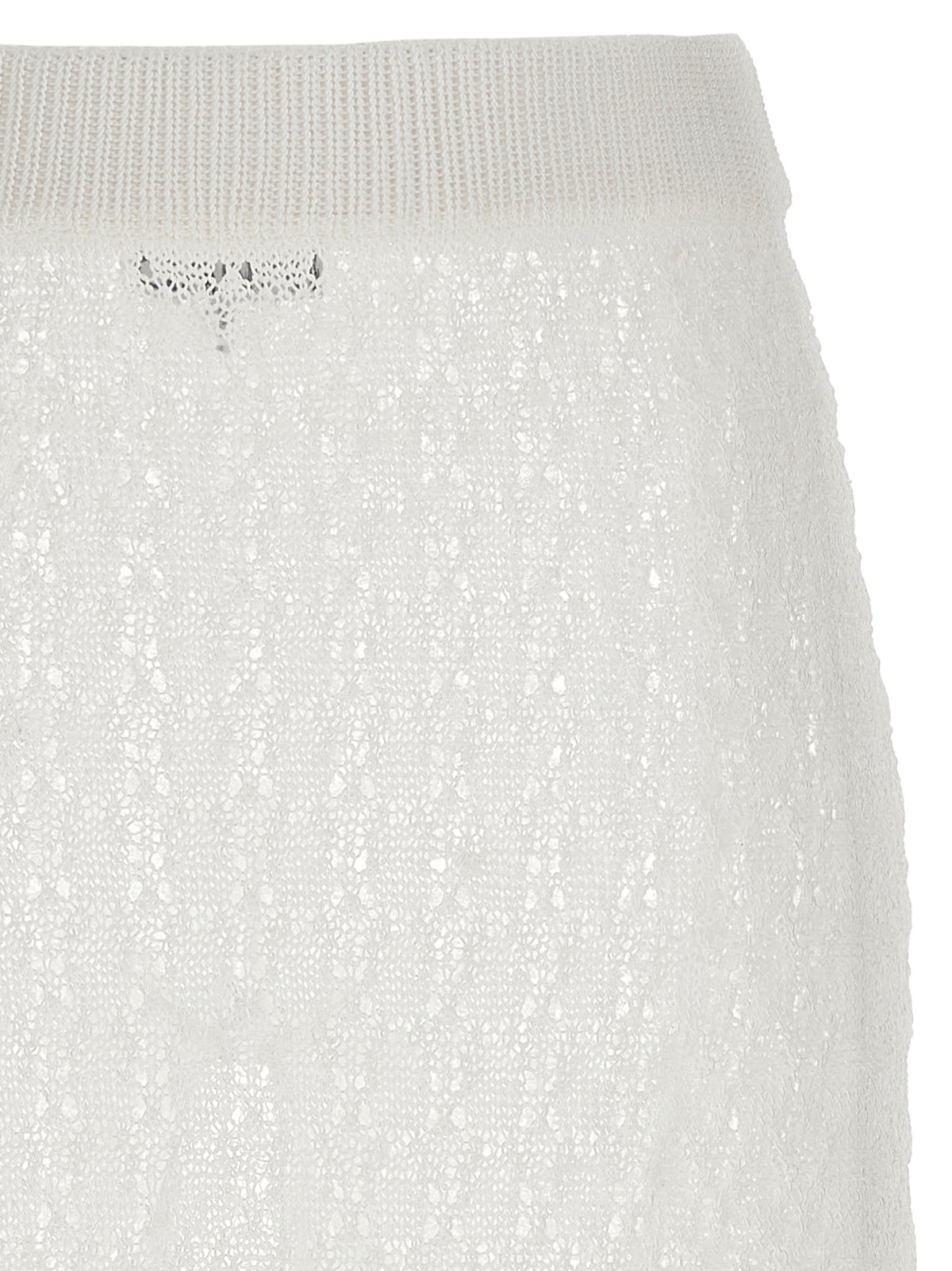 Ganni Women 'Shiny Pointelle Knit' Skirt