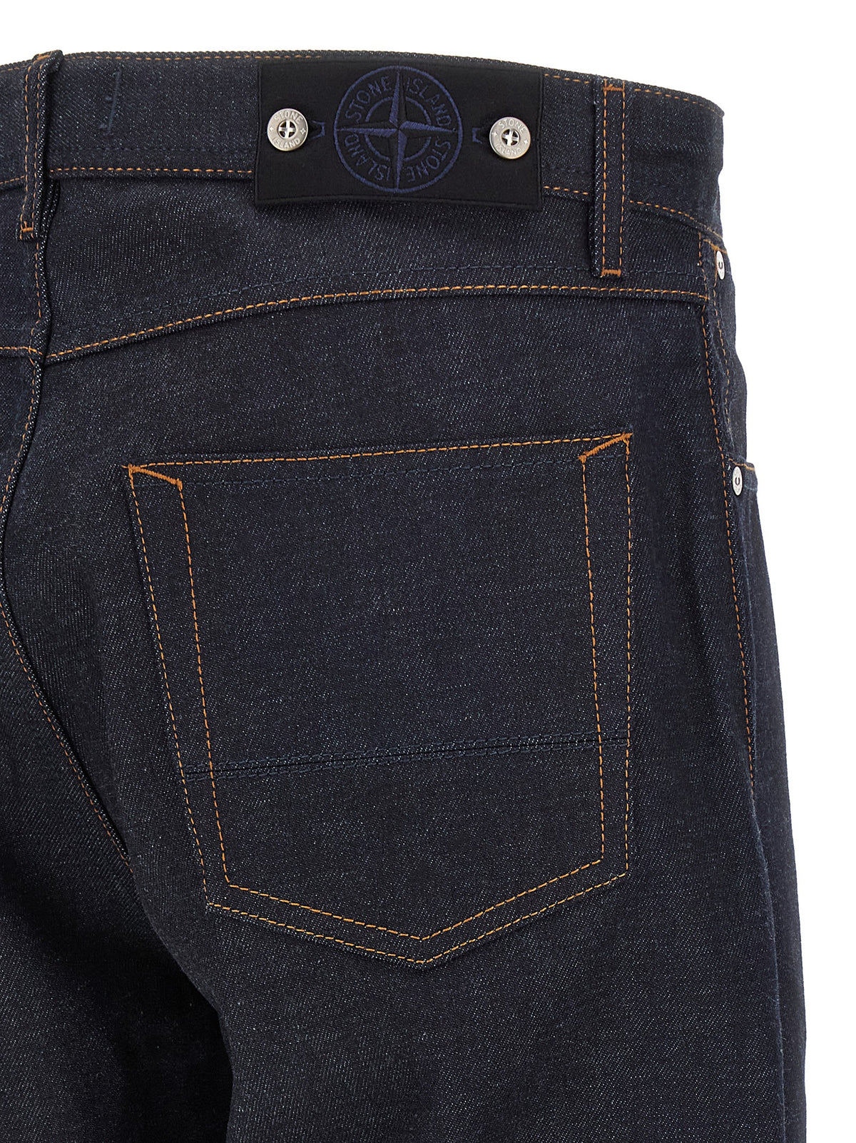 Stone Island Men 'Indigo Denim-Rinsed' Jeans