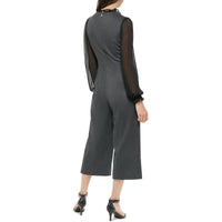 Womens Chevron Polyester Jumpsuit