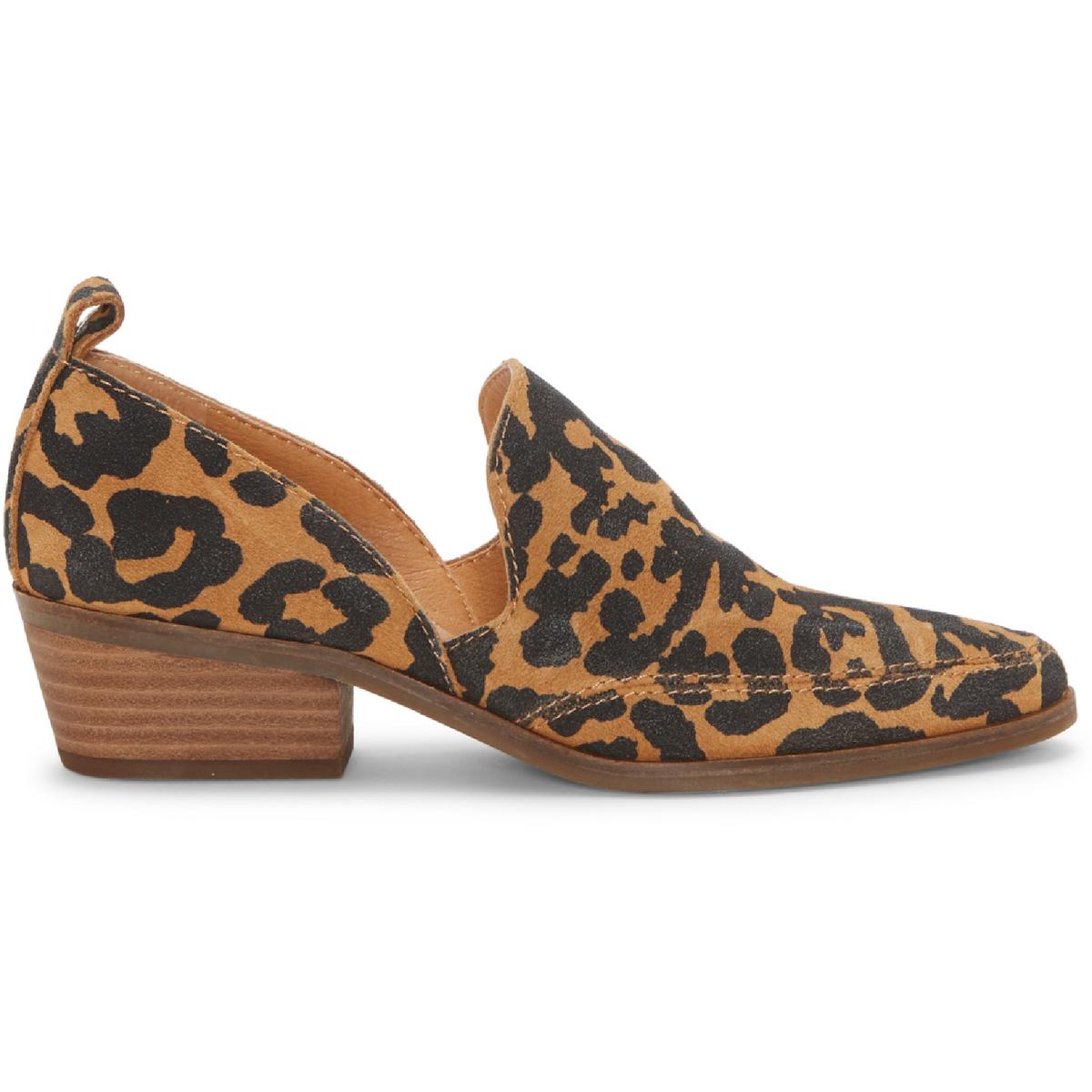 Mahzan Womens Comfort Insole Slip On Loafer Heels