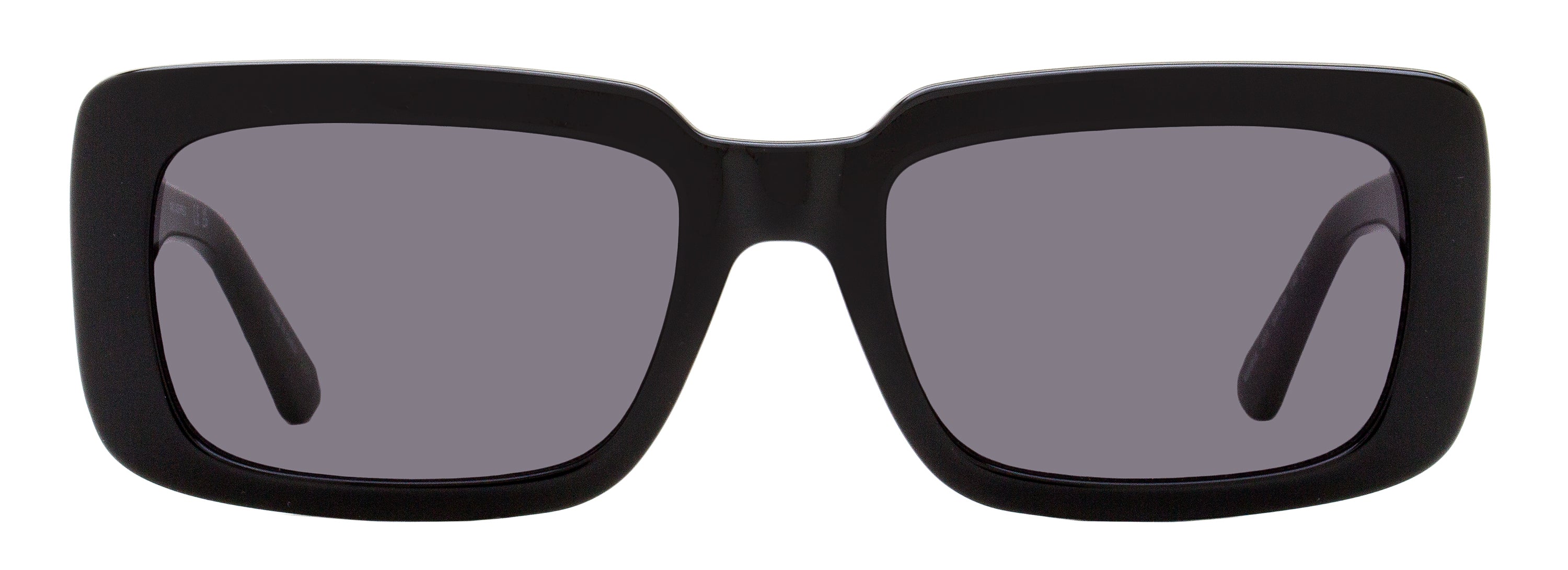 Karl Lagerfeld Rectangle Sunglasses KL6101S 001 Black 54mm – Bluefly